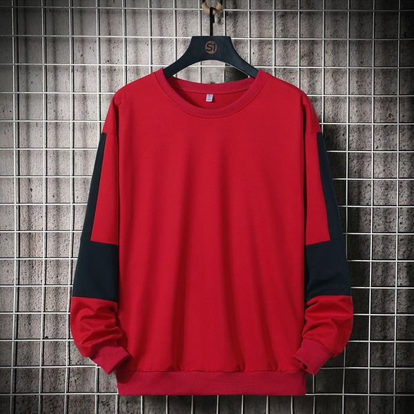 men's hoodies & sweatshirts 2021 autumn fashion casual round neck sweatshirt men korean trend patchwork long sleeved pullover clothing, Black
men's hoodies & sweatshirts 2021 autumn fashion casual round neck sweatshirt men korean trend patchwork long sleeved pullover clothing, Black
