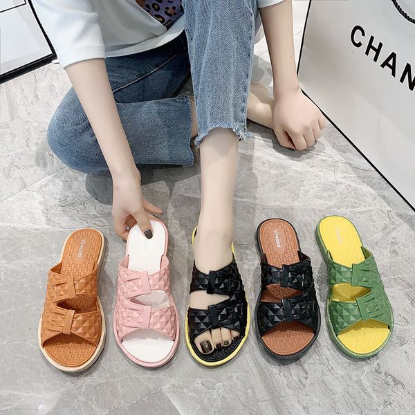 slippers summer for women heel flats beach female shoes woman's home fashion slides indoor design cinz, Black
slippers summer for women heel flats beach female shoes woman's home fashion slides indoor design cinz, Black