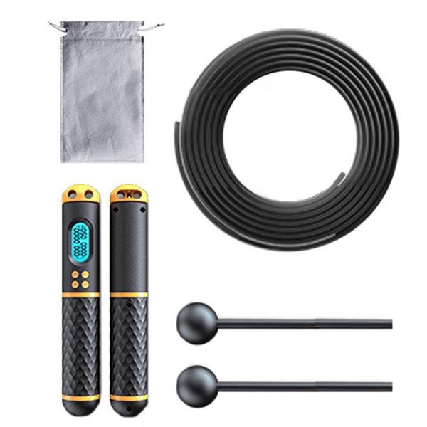 jump ropes 2-in-1 skipping rope intelligent cordless digital counter non-slip handle speed for gym sports fitness
jump ropes 2-in-1 skipping rope intelligent cordless digital counter non-slip handle speed for gym sports fitness