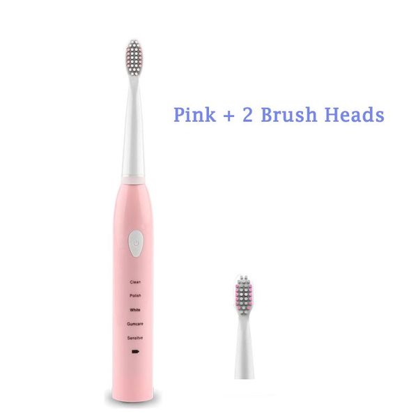 smart electric toothbrush rechargerable acoustic wave soft bristles ultrasonic with 2 brush heads
smart electric toothbrush rechargerable acoustic wave soft bristles ultrasonic with 2 brush heads