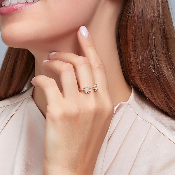 women sunflower butterfly opal rings diamond animal flower opening finger ring european sweet girls birthday gift copper jewelry accessories, Golden;silver
women sunflower butterfly opal rings diamond animal flower opening finger ring european sweet girls birthday gift copper jewelry accessories, Golden;silver