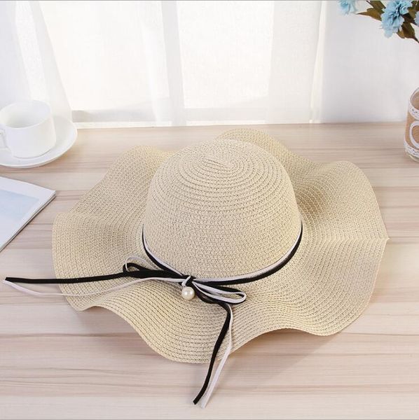 summer wavy side big brims hat bow gscm062a ladies beach sunshade straw hat caps wide brim hats, Blue;gray
summer wavy side big brims hat bow gscm062a ladies beach sunshade straw hat caps wide brim hats, Blue;gray
