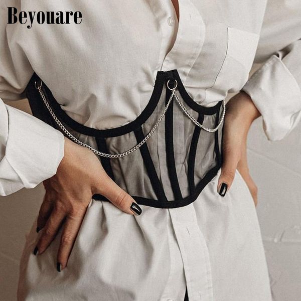 beyouare women's lace up wide belt mesh fitted waist 2021 accessories asymmetry bandage striped corset streetwear casual vintage belts, Black;brown
beyouare women's lace up wide belt mesh fitted waist 2021 accessories asymmetry bandage striped corset streetwear casual vintage belts, Black;brown