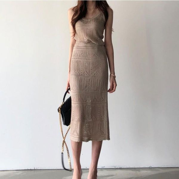 two piece dress arrival women summer elegant crop + skirt elegnat knitted suits korean casual tracksuit clothes casacos 2pcs set, White
two piece dress arrival women summer elegant crop + skirt elegnat knitted suits korean casual tracksuit clothes casacos 2pcs set, White