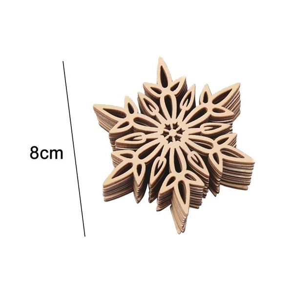 10pcs snowflake wood hanging ornament durable decoration for christmas tree home tn99 decorative objects & figurines
10pcs snowflake wood hanging ornament durable decoration for christmas tree home tn99 decorative objects & figurines