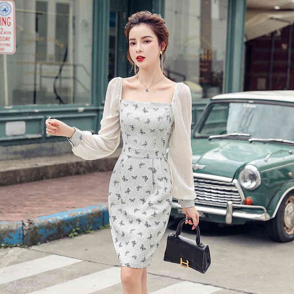 spring autumn comfortable perspective butterfly sleeves quality impression without backrest work stylish dress fine pencil, Black;gray
spring autumn comfortable perspective butterfly sleeves quality impression without backrest work stylish dress fine pencil, Black;gray