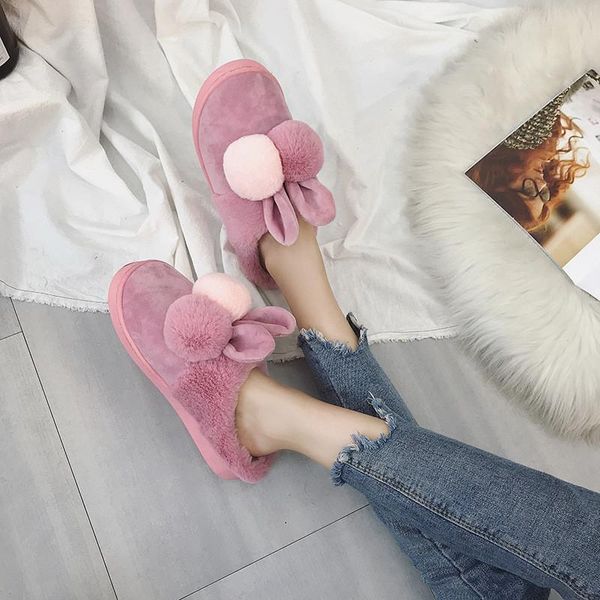 slippers home women winter indoor warm cotton platform plush mute non-slip ears fur shoes month, Black
slippers home women winter indoor warm cotton platform plush mute non-slip ears fur shoes month, Black