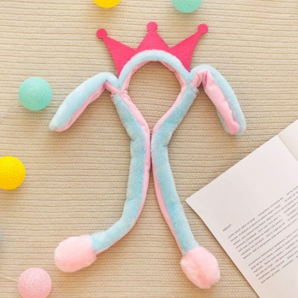 women girls short plush headband cute moving airbag ears crown hair hoop sweet contrast color dance toy party po props1
women girls short plush headband cute moving airbag ears crown hair hoop sweet contrast color dance toy party po props1