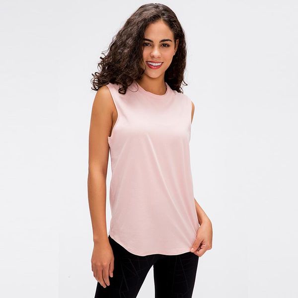 yoga outfit sleeveless quick drying cotton sweat absorbing light and loose solid color blouse fitness sports vest for women
yoga outfit sleeveless quick drying cotton sweat absorbing light and loose solid color blouse fitness sports vest for women