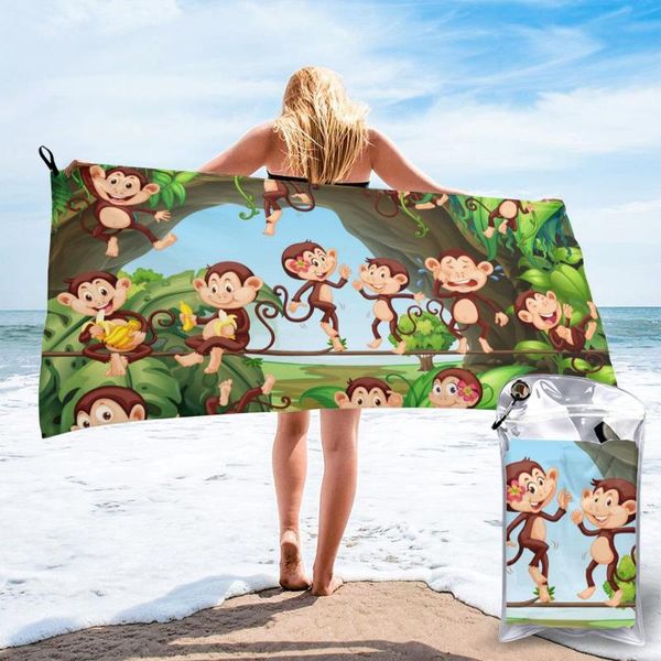 quick dry beach towel forest monkeys microfiber bath cushion swimming personalized sand free
quick dry beach towel forest monkeys microfiber bath cushion swimming personalized sand free