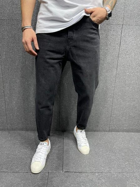 men's jeans premium black powder grinding boyfriend for men, Blue
men's jeans premium black powder grinding boyfriend for men, Blue