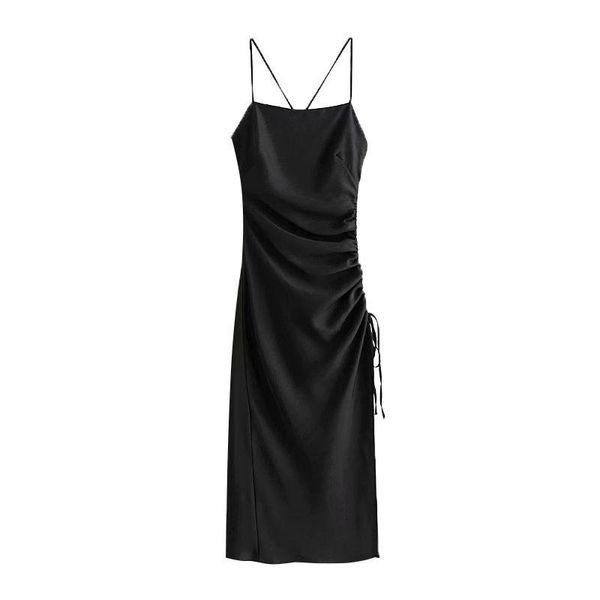 casual dresses women 2021 fashion draped detail with adjustable tie midi dress vintage backless side zipper straps female, Black;gray
casual dresses women 2021 fashion draped detail with adjustable tie midi dress vintage backless side zipper straps female, Black;gray