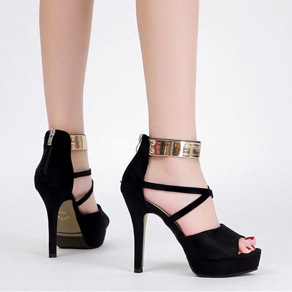 sandals heelshigh-heeled shoes women's in summer 2021 waterproof versatile suede fashion grace super high heels 34, Black
sandals heelshigh-heeled shoes women's in summer 2021 waterproof versatile suede fashion grace super high heels 34, Black