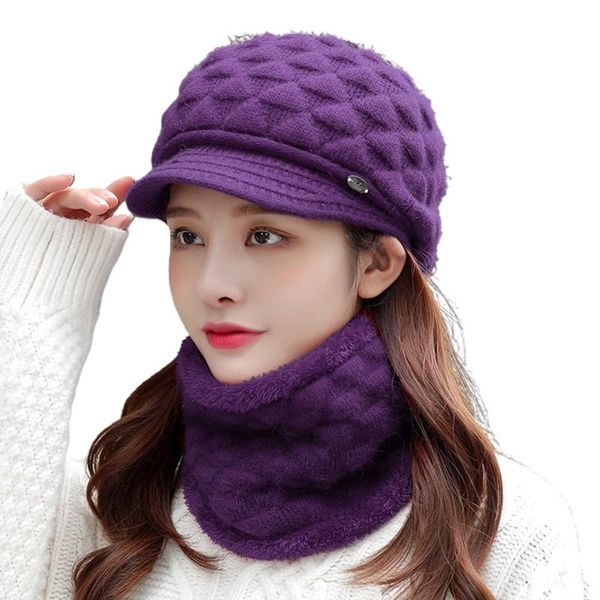 hats, scarves & gloves sets women winter 2pcs set visor brim chunky knit beanie hat plush lined circle scarf 6xda, Blue;gray
hats, scarves & gloves sets women winter 2pcs set visor brim chunky knit beanie hat plush lined circle scarf 6xda, Blue;gray
