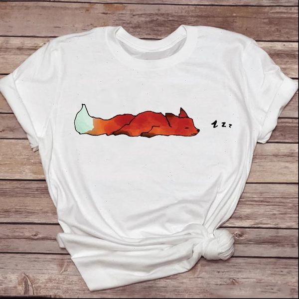 womens t shirt women shirts fox kawaii funny 90s trend style short sleeve fashion ladies print graphic lady female, White
womens t shirt women shirts fox kawaii funny 90s trend style short sleeve fashion ladies print graphic lady female, White