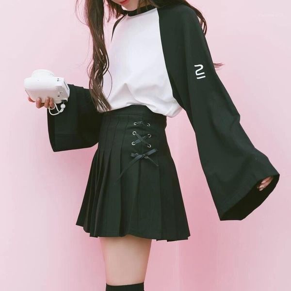 skirts high waist mini black korean streetwear kawaii bow tie a-line sweet women casual college harajuku skirt
skirts high waist mini black korean streetwear kawaii bow tie a-line sweet women casual college harajuku skirt