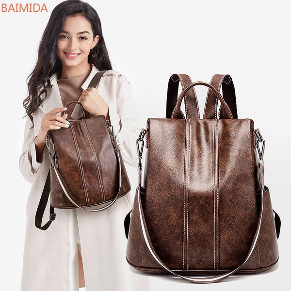 backpack baimiad 2021 spring and summer korean version of simple soft leather retro mochilas mochila mujer men backpacks
backpack baimiad 2021 spring and summer korean version of simple soft leather retro mochilas mochila mujer men backpacks