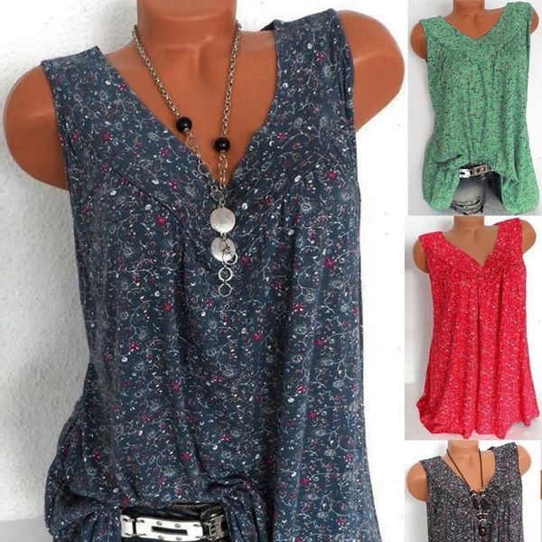 womens tank plus size summer fashion women ladies floral print blouse vest t shirt clothes, White
womens tank plus size summer fashion women ladies floral print blouse vest t shirt clothes, White