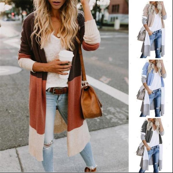 spring women sweater striped color draped loose cardigan long sleeve casual knit coat female plus size 2xl, White;black
spring women sweater striped color draped loose cardigan long sleeve casual knit coat female plus size 2xl, White;black