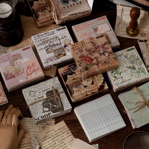other arts and crafts 100pcs vintage scrapbooking paper mini retro fresh diy collage art notepad craft for junk journal planner decoration
other arts and crafts 100pcs vintage scrapbooking paper mini retro fresh diy collage art notepad craft for junk journal planner decoration