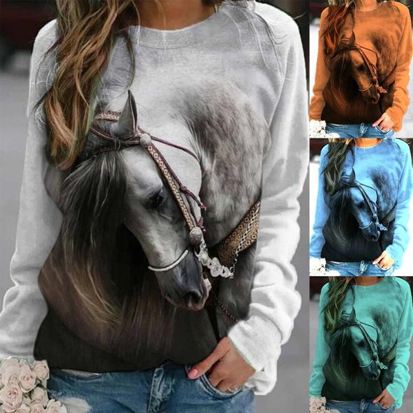 animal horse print women sweatshirt fashion elegant o neck pullover autumn winter casual long sleeve hoodie women's hoodies & sweatshi, Black
animal horse print women sweatshirt fashion elegant o neck pullover autumn winter casual long sleeve hoodie women's hoodies & sweatshi, Black