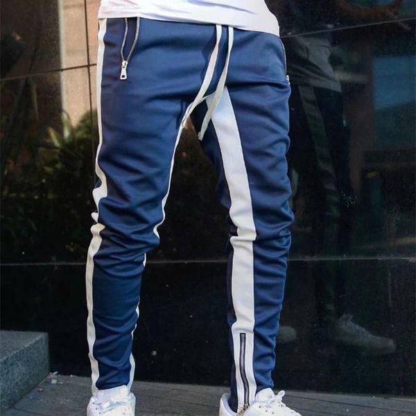 men's pants mens joggers casual fitness men sportswear tracksuit bottoms skinny sweatpants trousers navy blue gyms jogger track, Black
men's pants mens joggers casual fitness men sportswear tracksuit bottoms skinny sweatpants trousers navy blue gyms jogger track, Black