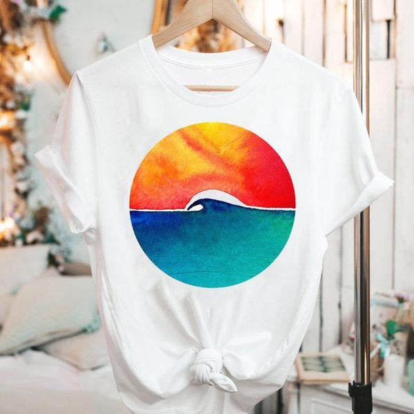 women's t-shirt women graphic short sleeve cartoon simple watercolor cute summer print female clothes tees tshirt, White
women's t-shirt women graphic short sleeve cartoon simple watercolor cute summer print female clothes tees tshirt, White