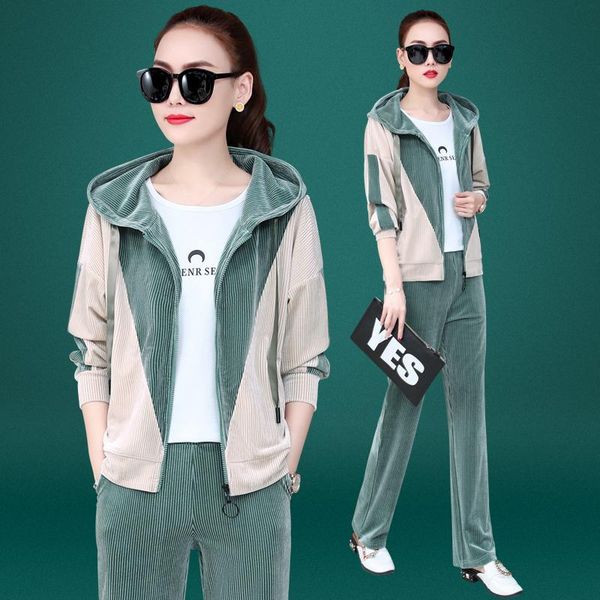 women's tracksuits casual 3 piece set women plus size suits and sets hooded survetement femme matching korean tracksuit, Gray
women's tracksuits casual 3 piece set women plus size suits and sets hooded survetement femme matching korean tracksuit, Gray