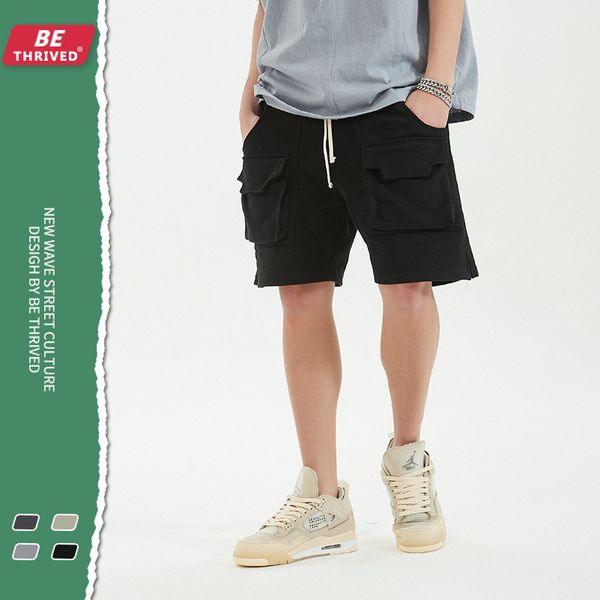 be men's wear | 2021 summer new functional stereo pocket shorts high street fashion brand casual for men and women, Black
be men's wear | 2021 summer new functional stereo pocket shorts high street fashion brand casual for men and women, Black