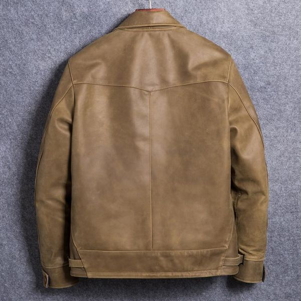 men's leather & faux akoosun 100% real cow jacket men spring autumn cowhide genuine coat motorcycle plus size 1935 kj4731, Black
men's leather & faux akoosun 100% real cow jacket men spring autumn cowhide genuine coat motorcycle plus size 1935 kj4731, Black