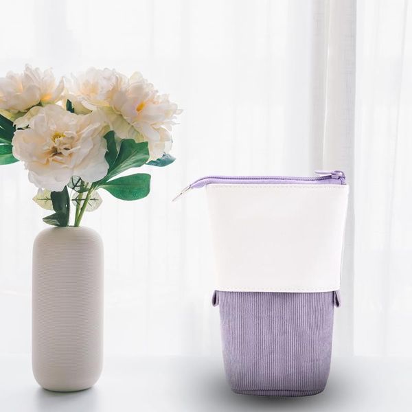 1pc retractable pencil case pen holder corduroy bag box pencilcase school organizer storage bags
1pc retractable pencil case pen holder corduroy bag box pencilcase school organizer storage bags