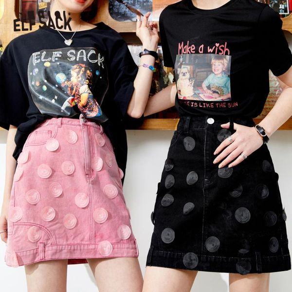 skirts elfsack solid pure high waist applique casual women mini skirts,2021 spring vintage stylish ladies daily denim bottom, Black
skirts elfsack solid pure high waist applique casual women mini skirts,2021 spring vintage stylish ladies daily denim bottom, Black