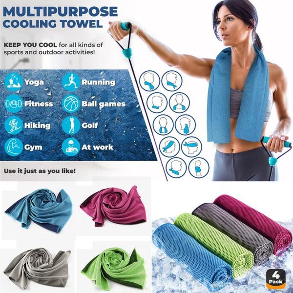 4pcs cooling towel affordable combination super absorbent for sports fitness yoga travel quick-drying no odor accessories
4pcs cooling towel affordable combination super absorbent for sports fitness yoga travel quick-drying no odor accessories
