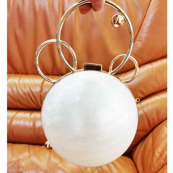 clutch bags the est designer acrylic bowling bag metal handle evening handbags party purse crossbody white chain shoulder y031
clutch bags the est designer acrylic bowling bag metal handle evening handbags party purse crossbody white chain shoulder y031