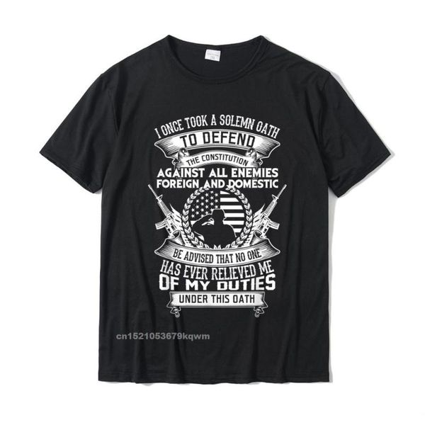 men's t-shirts american oath defend the constitution army veteran t-shirt cool tees for men cotton tshirts funny discount, White;black
men's t-shirts american oath defend the constitution army veteran t-shirt cool tees for men cotton tshirts funny discount, White;black