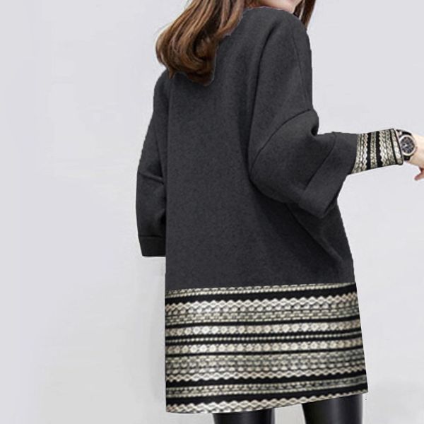 dresses spring elegant o-neck half sleeve party women vintage striped woolen a-line mini es female casual loose vestidos 4pp8 s9xy, Black;gray
dresses spring elegant o-neck half sleeve party women vintage striped woolen a-line mini es female casual loose vestidos 4pp8 s9xy, Black;gray