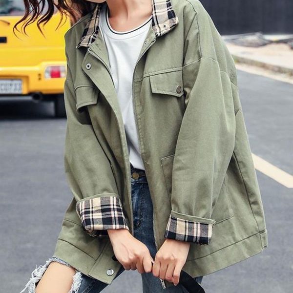 women's jackets 2021 autumn baseball jacket korean harajuku stitching long coat women streetwear gothic windbreaker, Black;brown
women's jackets 2021 autumn baseball jacket korean harajuku stitching long coat women streetwear gothic windbreaker, Black;brown