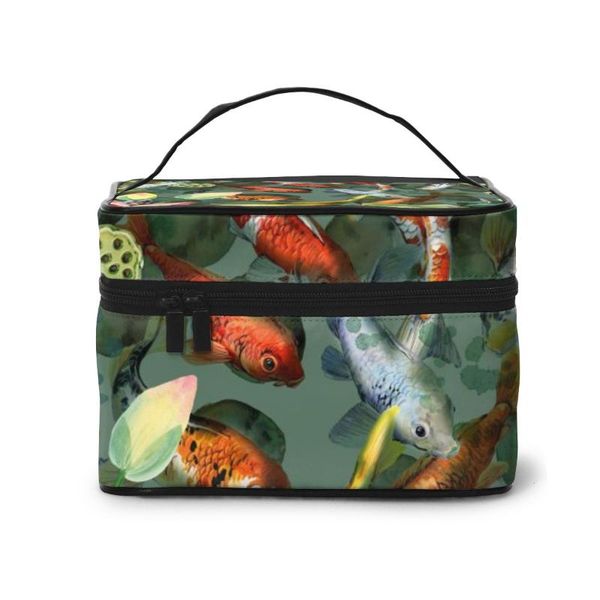 women makeup bags cosmetic bag toiletries organizer travel storage japan koi carp fish in lotus pond & cases
women makeup bags cosmetic bag toiletries organizer travel storage japan koi carp fish in lotus pond & cases