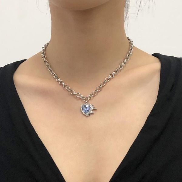 pendant necklaces style jewelry 2021 necklace female retro luxury love geometric aesthetic girl's ornament, Silver
pendant necklaces style jewelry 2021 necklace female retro luxury love geometric aesthetic girl's ornament, Silver