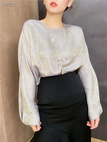 women's blouses & shirts w1615 fashion 2021 runway luxury european design party style clothing, White
women's blouses & shirts w1615 fashion 2021 runway luxury european design party style clothing, White