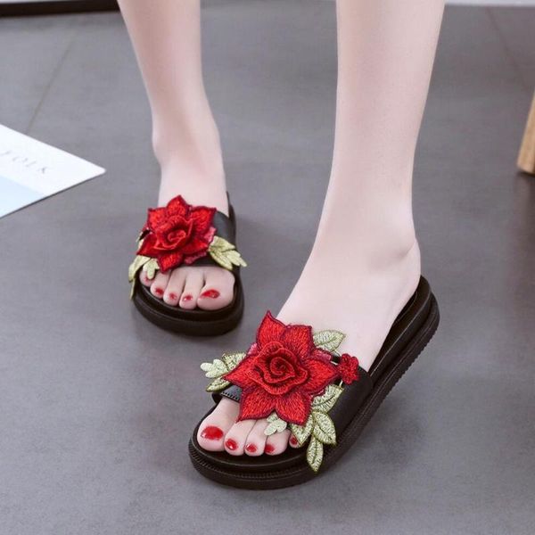 koovan women's slippers 2021 summer embroidery flat sandals fashion wear flower shoes for girls, Black
koovan women's slippers 2021 summer embroidery flat sandals fashion wear flower shoes for girls, Black