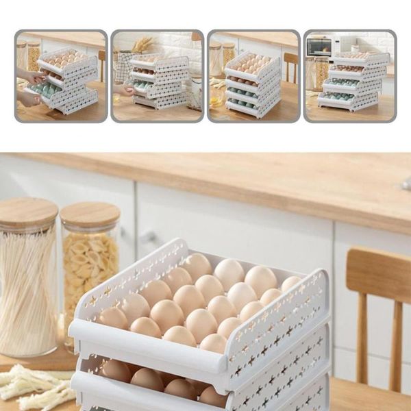 storage bottles & jars pp practical wear-resistant egg organizer stackable tray drawer type for cooking
storage bottles & jars pp practical wear-resistant egg organizer stackable tray drawer type for cooking