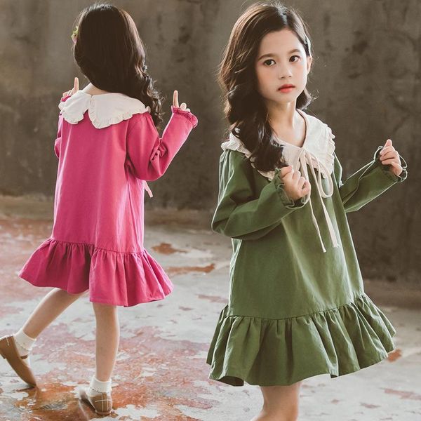 girl's dresses spring autumn 2021 children girls long sleeve kids princess clothes baby girl cute ruffles dress 4 6 8 9 11 years, Red;yellow
girl's dresses spring autumn 2021 children girls long sleeve kids princess clothes baby girl cute ruffles dress 4 6 8 9 11 years, Red;yellow