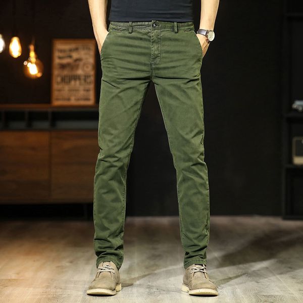 pantmen's cotton trousers fashion casual slim stretch straight solid color yellow black army pants
pantmen's cotton trousers fashion casual slim stretch straight solid color yellow black army pants