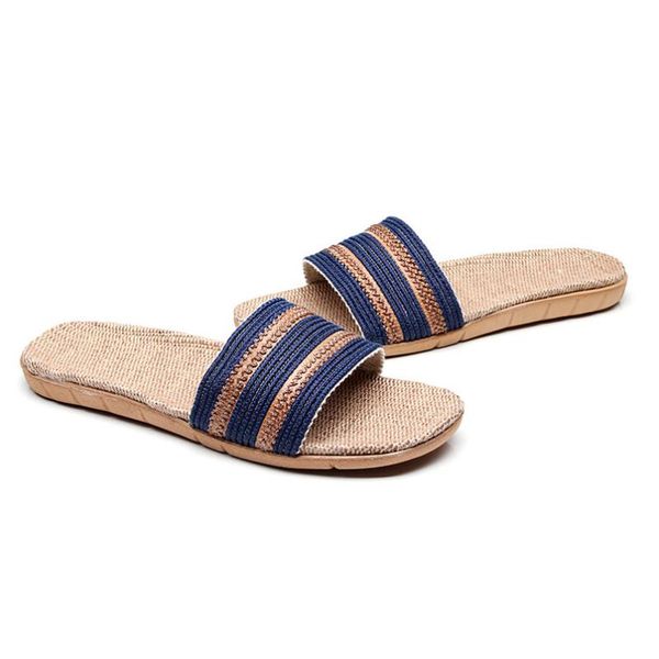 slippers fashion anti-slip linen home indoor open toe flat shoes beach zapatos de hombre, Black
slippers fashion anti-slip linen home indoor open toe flat shoes beach zapatos de hombre, Black