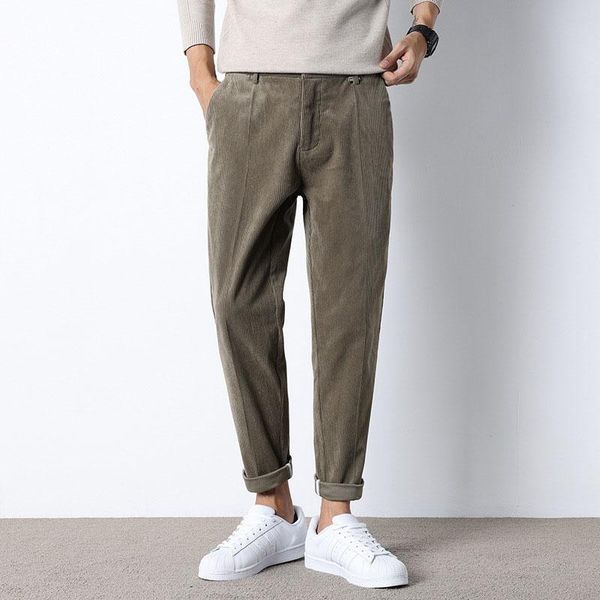 men's pants autumn winter corduroy trousers men loose straight casual stretch long all-match pencil pantalon homme, Black
men's pants autumn winter corduroy trousers men loose straight casual stretch long all-match pencil pantalon homme, Black