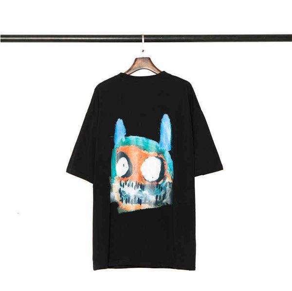 summer 2022 fashion brand revenge hip hop graffiti hand-painted printed high street men's and women's short sleeved t-shirt, White;black
summer 2022 fashion brand revenge hip hop graffiti hand-painted printed high street men's and women's short sleeved t-shirt, White;black