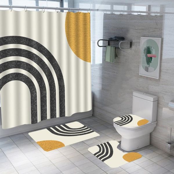 shower curtains line artistic curtain set waterproof washable polyester bath anti-slip rugs toilet lid cover mat
shower curtains line artistic curtain set waterproof washable polyester bath anti-slip rugs toilet lid cover mat