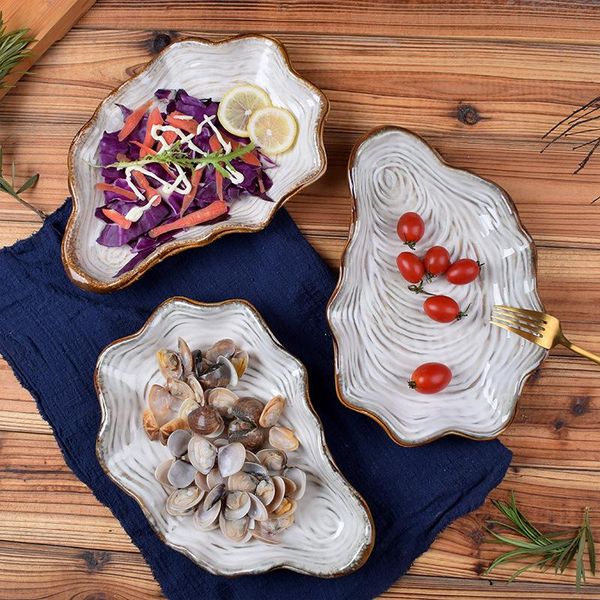 dishes & plates japanese pearl shell ceramic dish tray irregular plate porcelain anti-skid tableware seafood dinner steak salad
dishes & plates japanese pearl shell ceramic dish tray irregular plate porcelain anti-skid tableware seafood dinner steak salad
