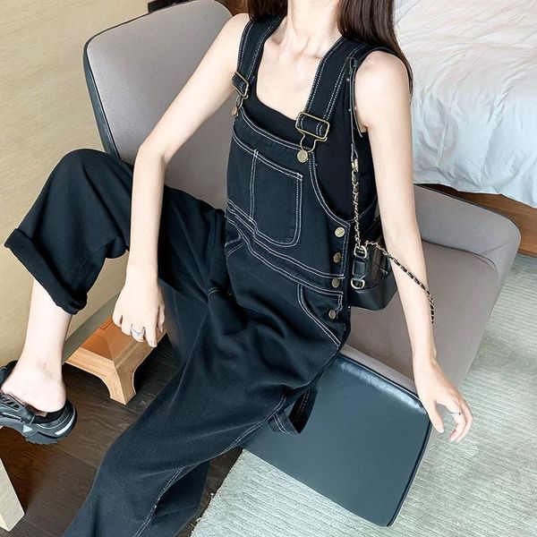 fashion loose solid simple ankle-length streetwear korea style jeans bf denim jumpsuit harajuku strapless overalls pants ulzzang women', Black;white
fashion loose solid simple ankle-length streetwear korea style jeans bf denim jumpsuit harajuku strapless overalls pants ulzzang women', Black;white